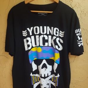 Young Bucks Bullet Club T-Shirt Size XL Brand New